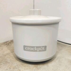 Crock-Pot 16oz Little Dipper Slow Cooker White Portable Stoneware SCR-05-R